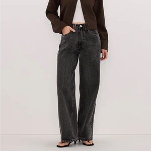 DISSH Reagan 2.0 Tall Slouchy Jean in Washed Black